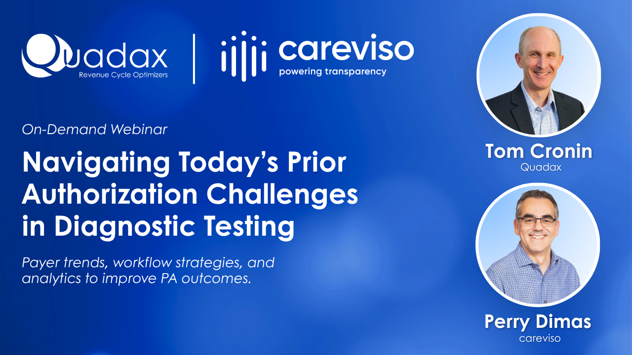 Quadax - Careviso Webinar - Prior Authorization